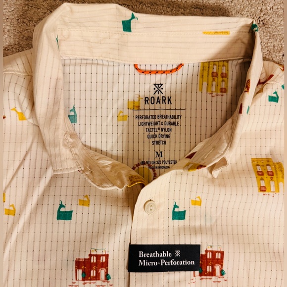 Roark Bless Up technical short sleeve shirt. NWT - Picture 2 of 3